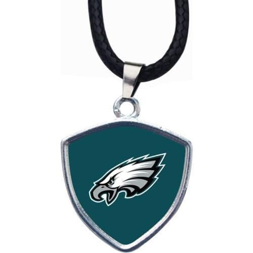 Wholesale custom Football sports pendant pendant chain Philadelphia necklace earrings Eagles jewelry making