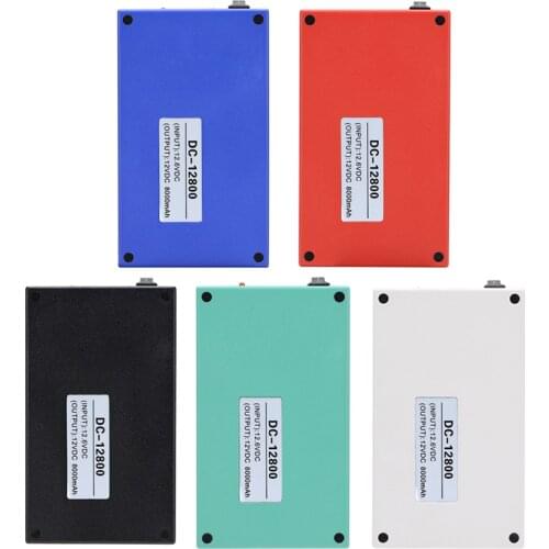 MasterFire Super DC 12V 8000mAh Rechargeable Portable Lithium-ion Battery Li-ion Batteries Pack With Case DC-12800