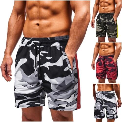 Camouflage Loose Cargo Shorts Men Summer Camo Military Short Pants Mens Breathable Cool Beach Boardshorts Sweatpants Man Clothes