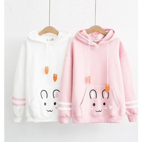 Hoodies Sweatshirts Women Hoody Kpop Clothes Streetwear Kawaii Cute Harajuku Long Sleeve Ladies Pullover Hoodie Roupas Female