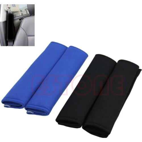 QILEJVS 1 Pair Comfortable Car Safety Seat Belt Shoulder Pads Cover Cushion Harness Pad Hot