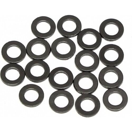 100pcs M1.4 nylon graphite washer flat washers plastic gasket ultra-thin gaskets high quality high temperature resistance black