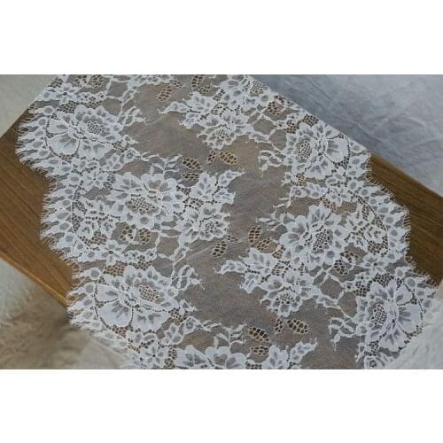 3meter/lot Exquisite soft thin mesh yarn flower eyelash lace clothing material DIY wedding photo decoration home accessories