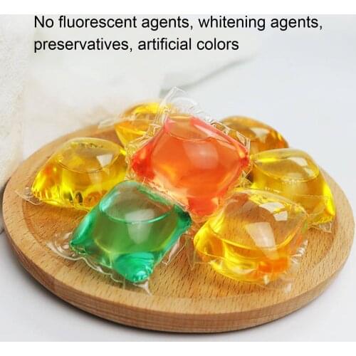 30Pcs Household Multicolor Stain Removal Lasting Fragrance Laundry Beads Ball