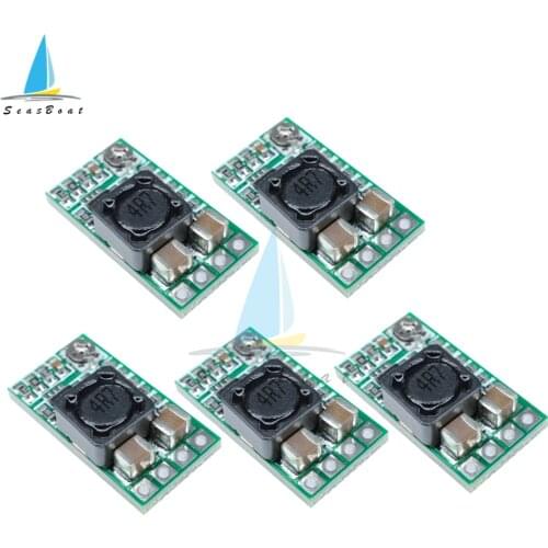 5Pcs DC-DC 12-24V To 5V 3A Mini Step Down Power Supply Module Voltage Buck Converter Adjustable 97.5% 1.8V 2.5V 3.3V 5V 9V 12V