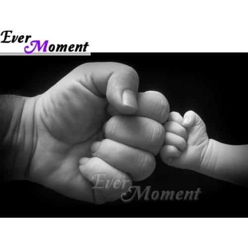 Ever Moment Diamond Painting Mosaic Family Baby Fist 5D DIY Full Square Drill Picture Of Rhinestone Diamond Embroidery ASF2015