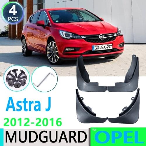 For Opel Vauxhall Astra J Buick Verano 2010~2016 4 PCS Car Fender Mudguard Mud Flaps Guard Splash Flap Mudguards Car Accessories