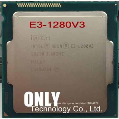 Free shipping by DHL OR EMS E3-1280 V3 E3 1280V3 E3-1280V3 3.6G 82W 22nm LGA 1150 quad Core Desktop CPU Processor