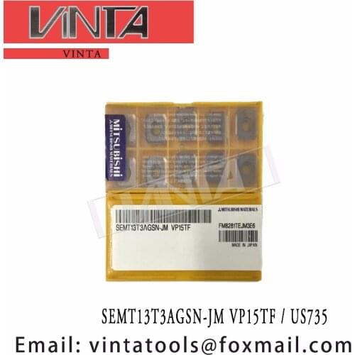 Free shipping high quality SEMT13T3AGSN-JM VP15TF / SEMT13T3AGSN-JM US735 cnc carbide turning inserts