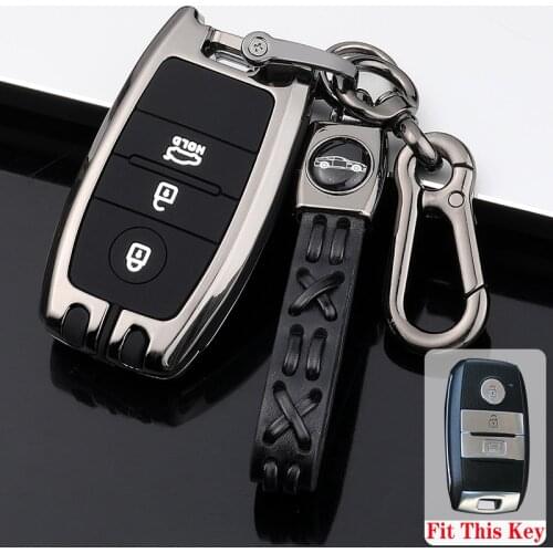 Zinc Alloy Car Key Cover Case Full Protection For Kia Sid Rio Rio5 Sportage Ceed Cerato K3 KX3 K4 K5 Sorento Optima Picanto