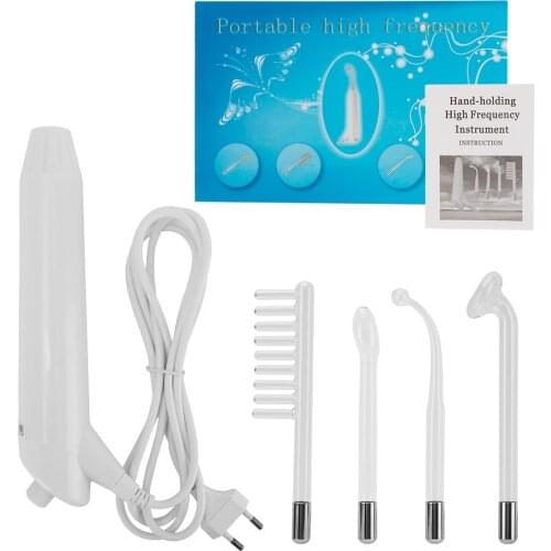 Electrode High Frequency Ozone Electric Therapy Spot Acne Remover Facial Skin Care Massager For Face Beauty Device Spa Salon Hom