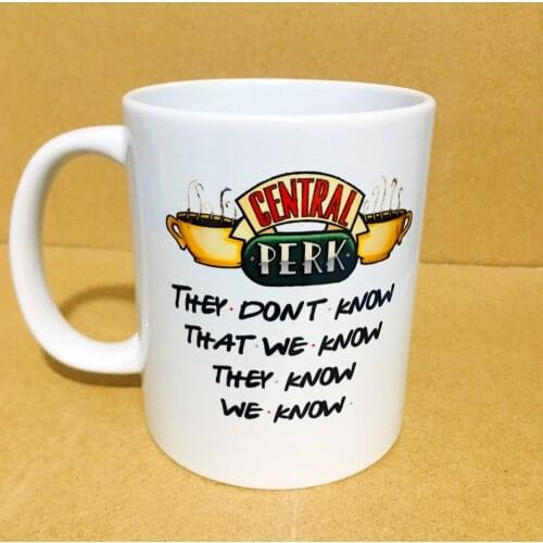 Friends Central Park Coffee Mug 11oz High Quality Ceramic Creative Tea Cup Friends Birthday Gift Home Milk Mug