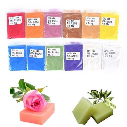 10g Healthy Natural Mineral Mica Powder DIY For Soap Dye Soap Colorant makeup Eyeshadow Soap Powder Skin Care