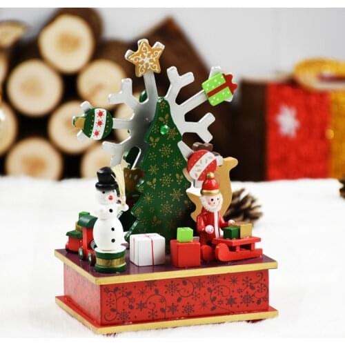 2022 New Christmas Music Box New Year Party Decoration Props Gifts for Girlfriend Christmas Tree Decoration Merry Christmas