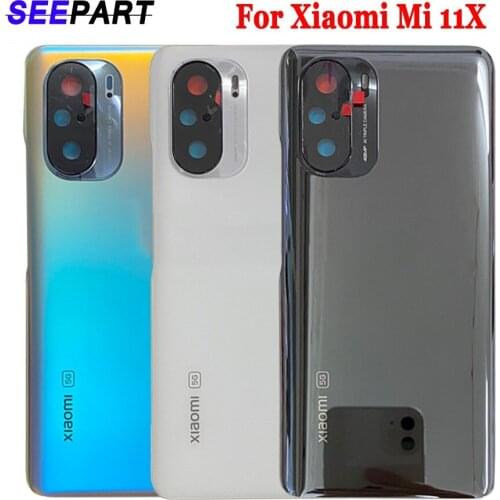 New For Xiaomi Mi 11X Battery Cover Back Glass Panel Rear Housing Case For Xiaomi Mi 11X Back battery Cover Door