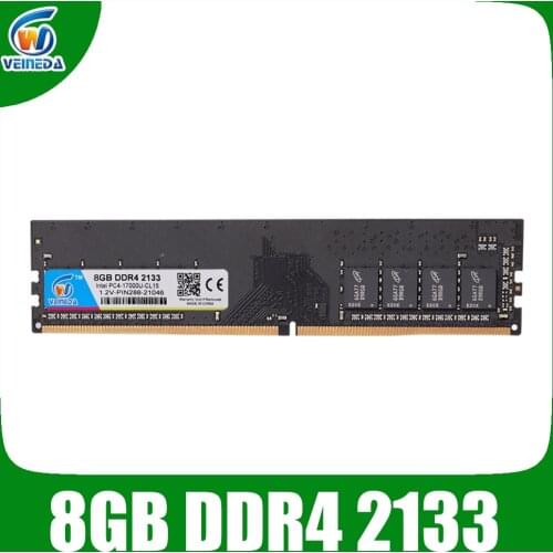 VEINEDA Dimm Ram DDR4 4GB 8GB 1.2V PC4-17000 Memory Ram ddr 4 2133 For Intel AMD DeskPC Mobo ddr4 4 gb 284pin