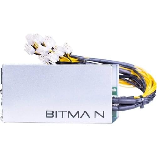 AC 100-240V Original Antminer APW3++ PSU 1600W Power Supply for Bitmain D3 S9 S7 L3 B3 X3 T9 New/Used