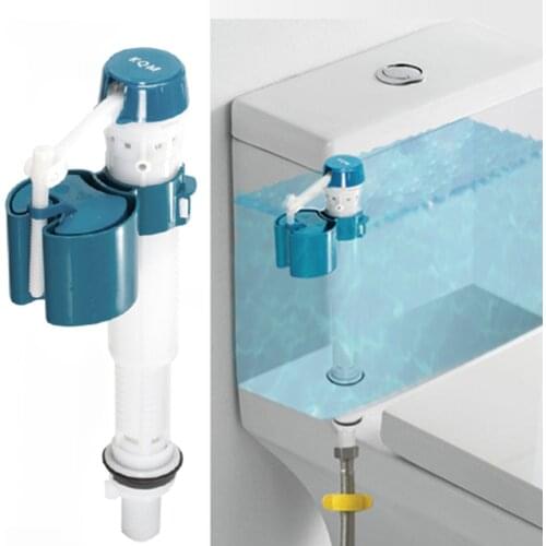 Float Shank Inlet Adjustable Water Toilet Tool Flush Push Button Water Bathroom Inlet