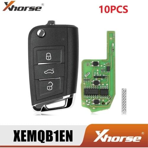 Lockartist VVDI RemoteXhorse XEMQB1EN Super Remote Key for VW MQB 3 Buttons with Built-in Super Chip English Version 10pcs/Lot