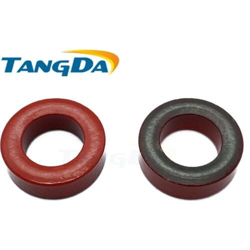 T80 -2 Iron Power Cores inductor T80-2 20.3*12.7*6.35 mm red/black coated ferrite ring core filtering 2 TANGDA Q