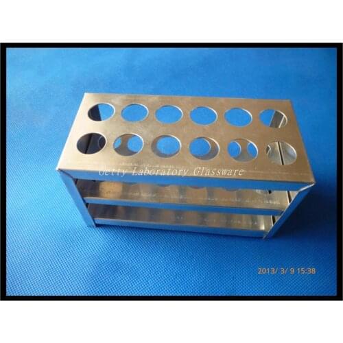 Test tube Stainless Steel Stand/Holder 10holes