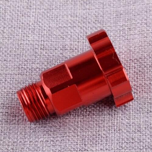 CITALL M16*1.5mm External Thread fit for PPS Adapter Spray Cup Connector Pot Joints Red Aluminum