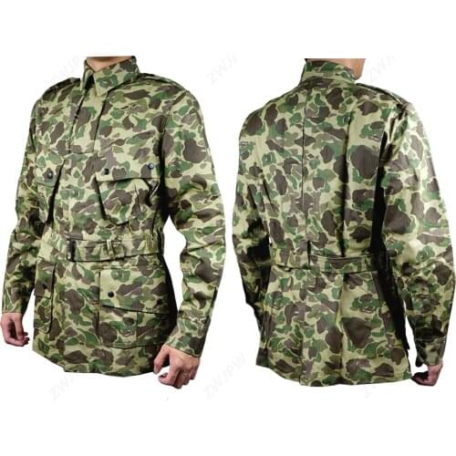 WWII WW2 US Army M42 Uniform 101 Air Force Paratroopers Troops coat Suits Pacific Duck camouflage Jacket