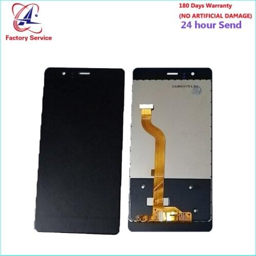 For Huawei P9 LCD Screen Display+Touch Screen Digitizer Sensor Assembly Replacement With Frame For Huawei P9 EVA-L09 EVA-L19