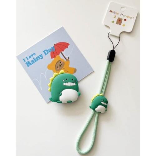 1Set Cute Cartoon Universal Mobile Phone Holder Airbag Gasbag Stand Bracket Wrist strap lanyard For iPhone Samsung Huawei Xiaomi