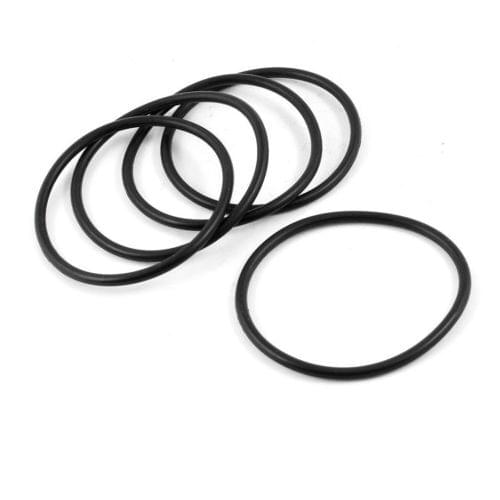 10 Pcs 65mm x 58mm x 3.5mm Rubber Oil Sealing O Rings for Mechanical