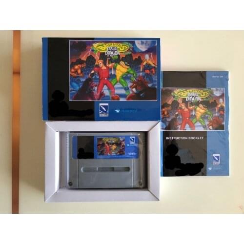 16Bit Games ** Battletoads & Double Dragon ( UKV PAL Version!! Box+Manual+Cartridge!! )