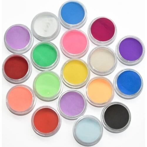 24 jars/set Nail Acrylic Powder Dipping Powder Colorful UV Gel Nail Art Powder For Nail Art Decoration Nail Dust PowderFB99