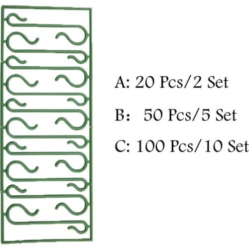 20/50/100pcs Christmas Stainless Steel Hook Metal S Shaped Hooks Multifunction Storage Hooks Bathroom Kitchen Coat Hooks Tools