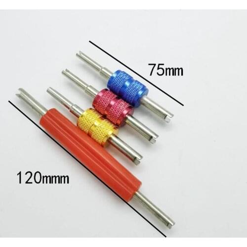 4pcs/set, Stainless Steel Dual Head Car Tire A/C Valve Stem Core Remover Motocycle Bike Car Tire Tyre Repair Tools Fast Puncture