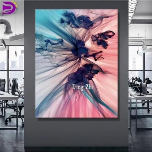 Nordic Abstract Color Diamond Painting Modern Picture Wall Art Home Decor Diy Diamond Embroidery Full Square Round Rhinestone