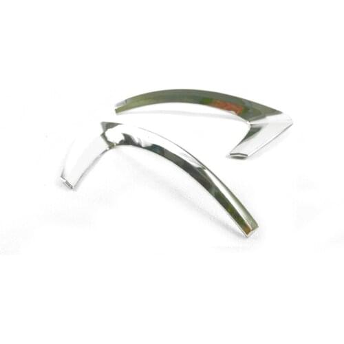 Accessories fit for Renault KADJAR 2016 Car Styling Rear Fog Light Cover ABS Chrome Reflector Fog Light Lamp Cover Bezel Garnish