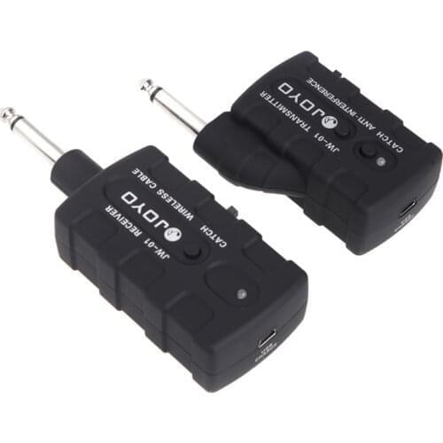 2.4G Guitar Wireless System Transmitter Audio Bass Wireless Transmitter Receiver For Electric Guitar Bass 20M JW-01