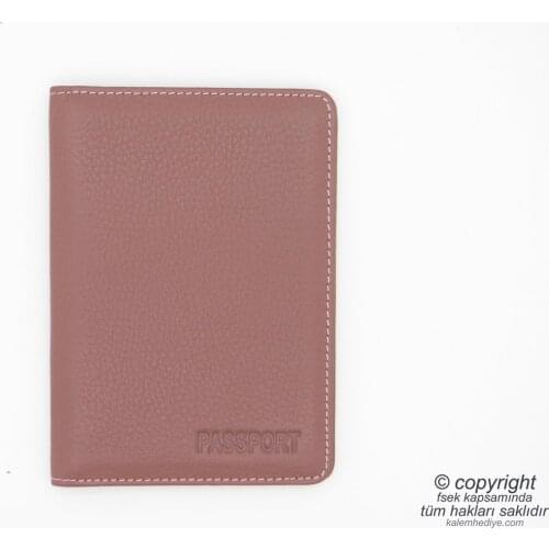 Genuine Leather Passport Wallet | İsme Special Pasaportluk | 14x10 | TM PS2