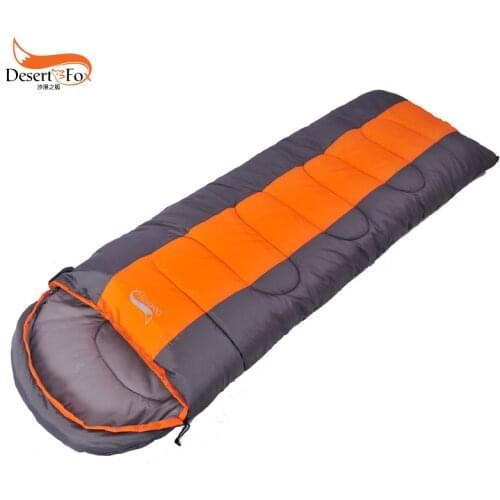 Desert&Fox Four Seasons dual ultra-light outdoor adult sleeping bag thickened widened camping sleeping bag envelope sleeping bag