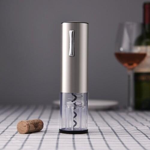 Stainless Steel Electric Red Wine Bottle Opener Rechargeable Aluminum Alloy Corkscrew Wine Opener With Foil Cutter For Bar Tool