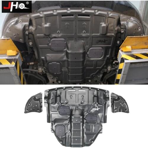 JHO Offroad Driving Skid Plates Under Body Shield Protection Cover for Ford Explorer 2016 2017 2018 Sport 3.5L Turbocharged