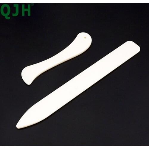 Portable Leather Craft Trimming Tool White Imitation Bone Leather Sealing Edge Trimmers DIY Leather Pressing Line Tools