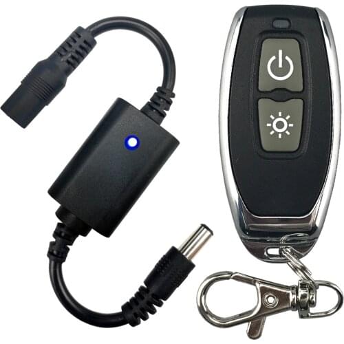 Wireless remote control switch 433mhz relay RF 3.7V 5v12V DC power Adapter connector plug Controller receiver transmitter switch