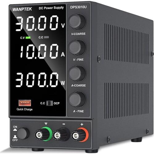 30V Adjustable DC power supply 0-10A LED Digital Lab Bench Power Source Stabilized Power Supply Voltage Switch USB Out Charger