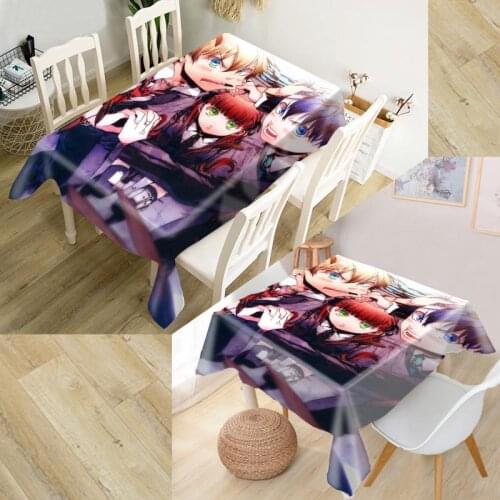 ShunQian Arcana Famiglia Tablecloth 3D Oxford Fabric Square/Rectangular Dust-proof Table Cover For Party Home Decor TV Covers
