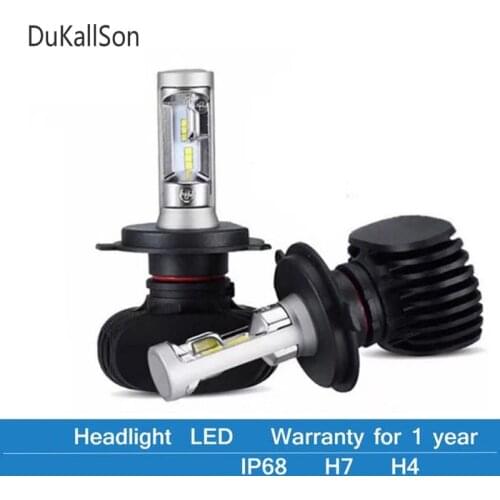 H4 Led H7 H1 H11 Car Headlight Bulbs S1 CSP Chips H3 H8 H9 HB3 HB4 9005 9006 LED Fog Light 50W 8000LM 6500K Car lights