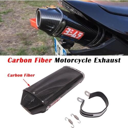 Carbon Fiber Yoshimura Motorcycle Exhaust Pipe Escape System Modify Muffler For CBR600RR ZX-6R CBR1000RR ZX636 ZX6R Daytona 675R