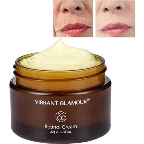 1Pcs Face Cream Moisturizing Oil-Control Brighten Anti-Wrinkle Anti-Aging Fades Wrinkles Retinol Hyaluronic Acid Skin Care 30g