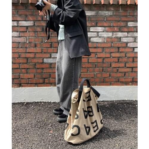 2021 Vintage Purse and Handbags Large Capacity Womens Casual Tote Luxury Bags New Fashionable Letter Canvas Tote Shoulder Bag