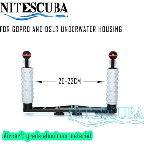 NiteScuba Diving Waterproof camera housing handle tray holder grip for gopro Olympus TG4 TG5 DSLR Camera Underwater Photography